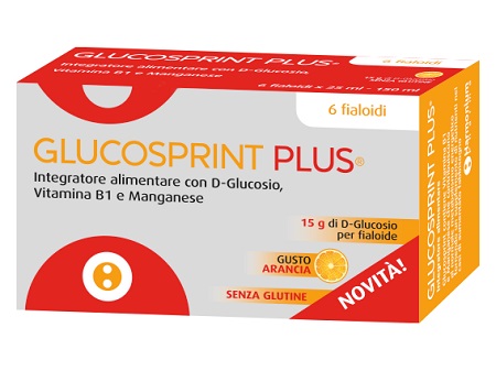 GLUCOSPRINT PLUS ARANCIA 6 FIALOIDI DA 25 ML - doctorpill.it
