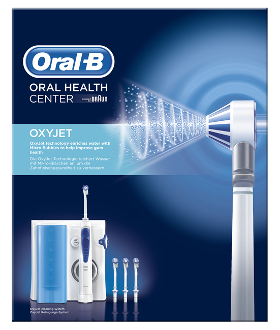 ORAL-B ORAL HEALTH CENTER IDROPULSORE OXYJET MD20 - doctorpill.it