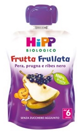 HIPP BIO FRUTTA FRULLATA PERA PRUGNA RIBES 90 G - doctorpill.it