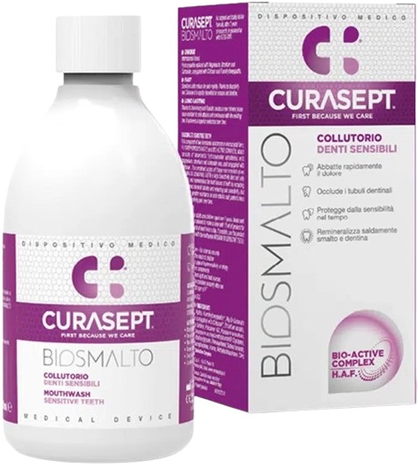 CURASEPT BIOSMALTO COLLUTORIO DENTI SENSIBILI 300 ML - doctorpill.it