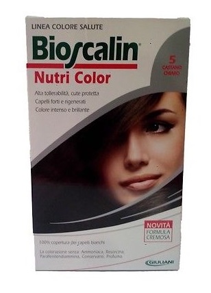 BIOSCALIN NUTRI COLOR 5 CASTANO CHIARO SINCROB 124 ML - doctorpill.it