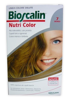 BIOSCALIN NUTRI COLOR 7 BIONDO SINCROB 124 ML - doctorpill.it
