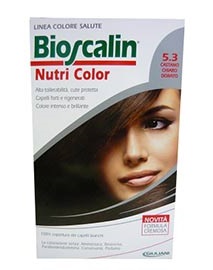 BIOSCALIN NUTRI COLOR 5,3 CASTANO CHIARO DORATO SINCROB 124 ML - doctorpill.it