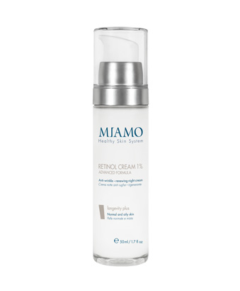 MIAMO LONGEVITY PLUS RETINOL CREAM 1% ADVANCED FORMULA 50 ML - doctorpill.it