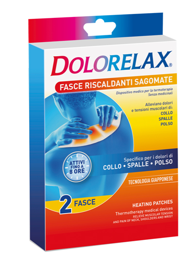 DOLORELAX FASCIA RISCALDANTE SAGOMATA 2 PEZZI - doctorpill.it