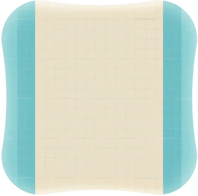 MEDICAZIONE SPECIALE ATTIVA CON IDROCOLLOIDE CON BORDI SMUSSATI COMFEEL PLUS 10X10 CM 10 PEZZI - doctorpill.it