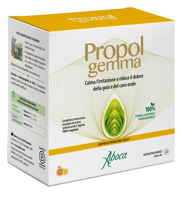 PROPOLGEMMA 20 COMPRESSE OROSOLUBILI ADULTI 1,50 G - doctorpill.it