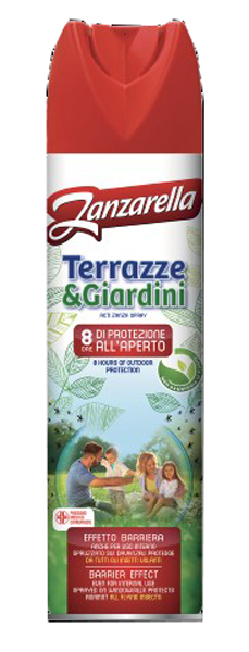 ZANZARELLA AMBIENTE SPRAY TERRAZZE&GIARDINI 400 ML - doctorpill.it