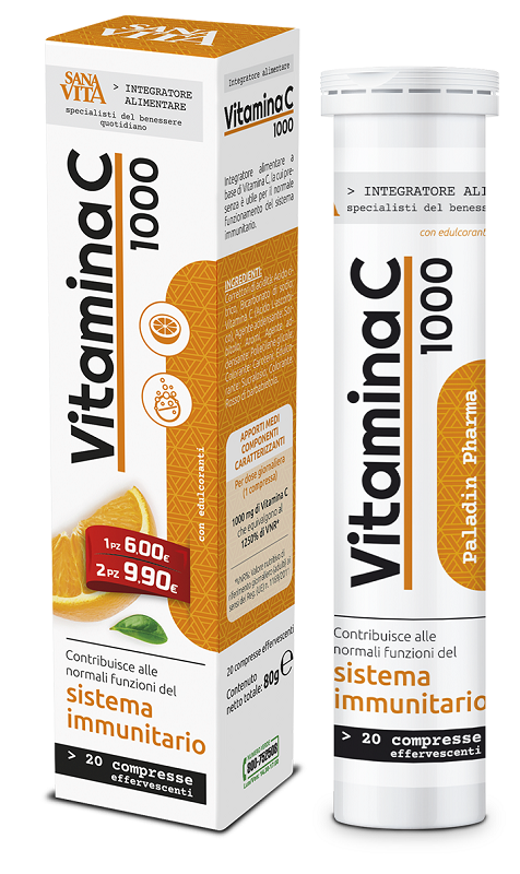 SANAVITA VITAMINA C 20 COMPRESSE EFFERVESCENTI - doctorpill.it