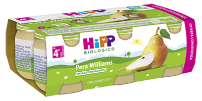 HIPP BIO OMOGENEIZZATO PERA WILLIAMS 6X80 G - doctorpill.it