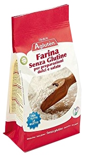 AGLUTEN FARINA SENZA GLUTINE PREPARAZIONE DOLCI E SALATO 1 KG - doctorpill.it