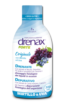 DRENAX FORTE ORIGINALE CON MIRTILLO E UVA 300 ML - doctorpill.it