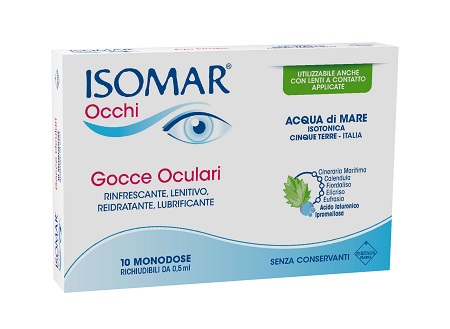 ISOMAR OCCHI GOCCE OCULARI ALL'ACIDO IALURONICO 0,20% 10 FLACONCINI - doctorpill.it