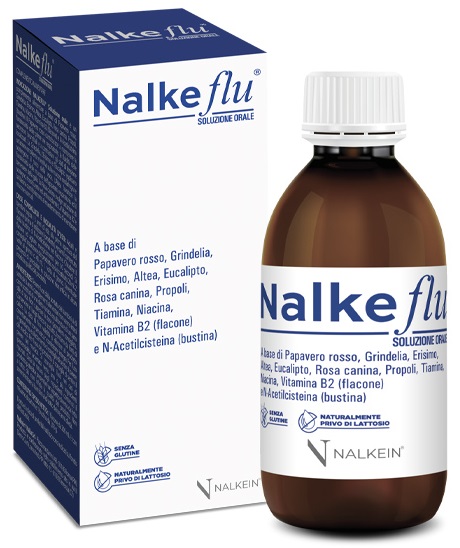 NALKEFLU SOLUZIONE ORALE 200 ML + 1  BUSTINA DA 2,5 G - doctorpill.it