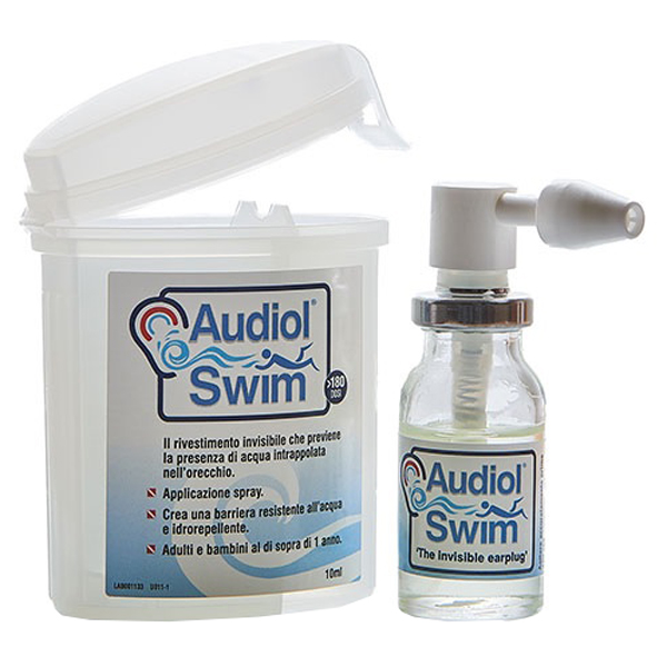AUDIOLSWIM SOLUZIONE RIVESTIMENTO CANALE UDITIVO COME BARRIERA IDROREPELLENTE - doctorpill.it