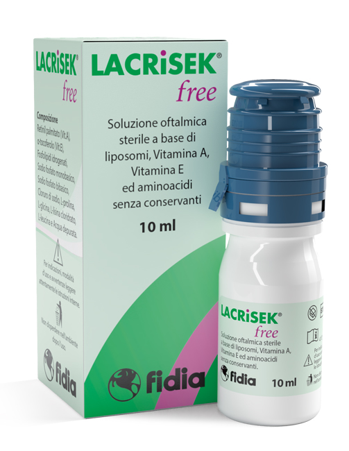 LACRISEK FREE SOLUZIONE OFTALMICA SENZA CONSERVANTI 10 ML - doctorpill.it