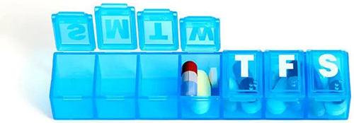 PORTAPILLORE SET MEDSTIMANALE MEDS - doctorpill.it