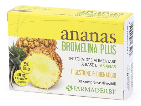 ANANAS BROMELINA PLUS 30 COMPRESSE - doctorpill.it