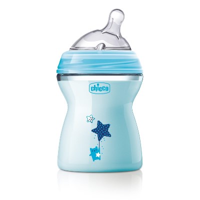 CHICCO BIBERON NATFEEL 2M+ BOY 250 ML - doctorpill.it