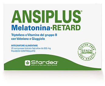 ANSIPLUS RETARD MELATONINA 20 COMPRESSE BISTRATO FAST SLOW 955 MG - doctorpill.it