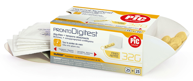 LANCETTE PUNGIDITO PIC PRONTO DIGITEST GAUGE 32 25 PEZZI - doctorpill.it