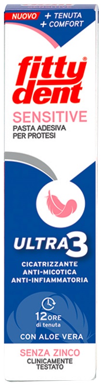 FITTYDENT SENSITIVE PASTA ADESIVA CON ALOE VERA 40 G - doctorpill.it