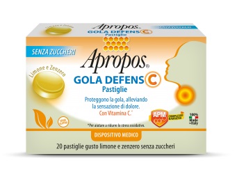 APROPOS GOLA DEFENS C LIMONE/ZENZERO 20 PASTIGLIE - doctorpill.it
