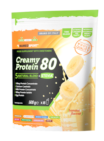 CREAMY PROTEIN 80 BANANA 500 G - doctorpill.it