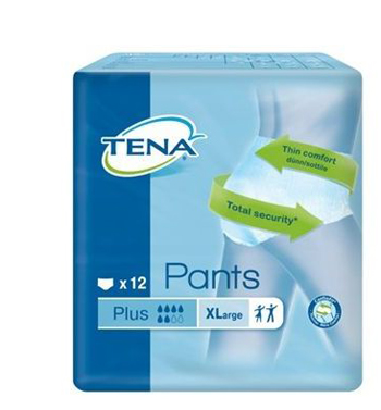 PANNOLONE PULL UP TENA PANTS PLUS TAGLIA EXTRA LARGE 12 PEZZI - doctorpill.it