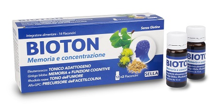 BIOTON ELEUTEROCOCCO MEMORIA CONCENTRAZIONE 14 FLACONCINI - doctorpill.it