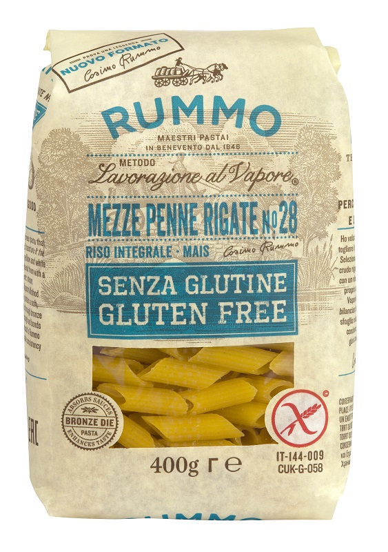 RUMMO MEZZE PENNE RIGATE N28 RISO INTEGRALE E MAIS 400 G - doctorpill.it