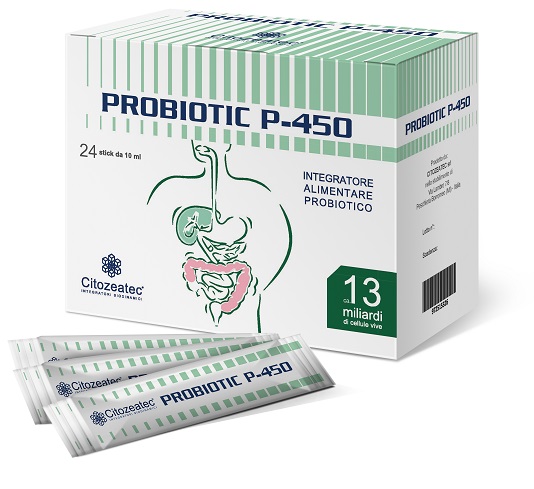 PROBIOTIC P-450 24 STICK MONODOSE 10 ML - doctorpill.it