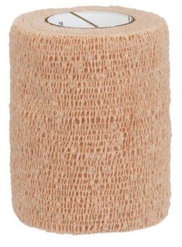 BENDA ELASTICA COMPRESSIVA AUTOADESIVA COBAN 7,5X200CM IN ESTENSIONE 7,5X450CM COLORE CARNE - doctorpill.it
