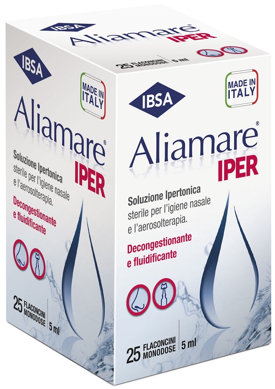 ALIAMARE IPER 25 FLACONCINI IPERTONICI DA 5 ML - doctorpill.it