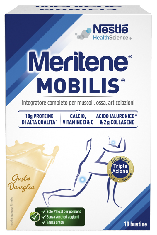MERITENE MOBILIS GUSTO VANIGLIA 10 BUSTINE DA 21 G - doctorpill.it