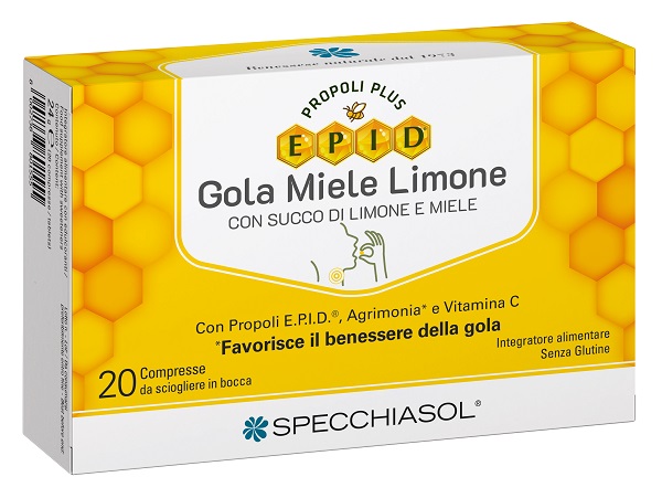 EPID GOLA MIELE LIMONE 20 COMPRESSE - doctorpill.it