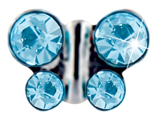 FARFALLA 6MM ACQUAMARINA - doctorpill.it