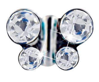 FARFALLA 6MM CRISTALLO - doctorpill.it