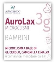 MICROCLISMI PER BAMBINI AUROLAX 6 CONTENITORI 3 G - doctorpill.it