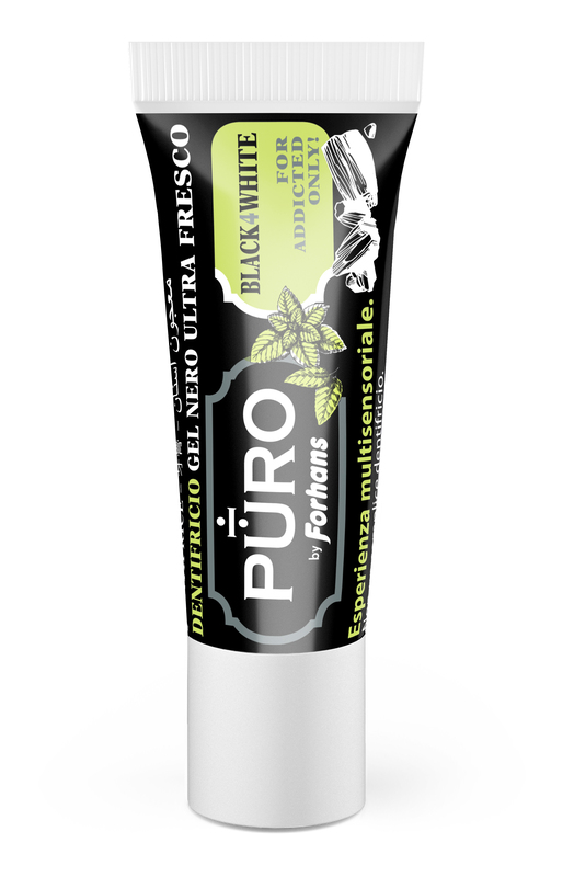 FORHANS BLACK4WHITE DENTIFRICIO 12 ML - doctorpill.it