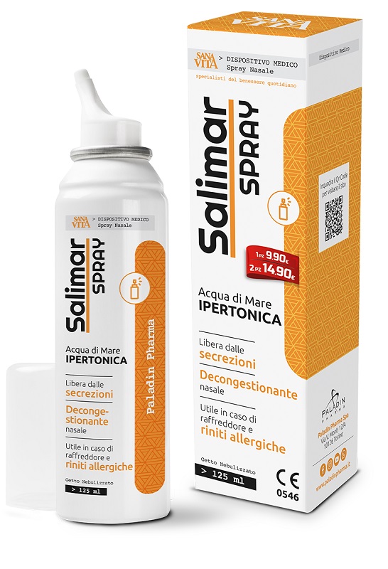 SPRAY NASALE IPERTONICO SANAVITA SALIMAR 125 ML - doctorpill.it