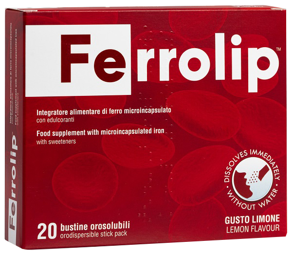 FERROLIP 20 BUSTINE OROSOLUBILI GUSTO LIMONE - doctorpill.it