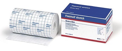 FASCIA AUTOADESIVA IPOALLERGENICA FIXOMULL STRETCH PER FISSAGGIO CATETERI M 5 X 5 CM - doctorpill.it