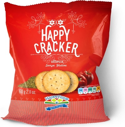 HAPPY FARM HAPPY CRACKERS GUSTO PIZZA 60 G - doctorpill.it