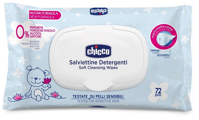 CHICCO COSMESI SALVIETTE 72 PEZZI PLAQ - doctorpill.it