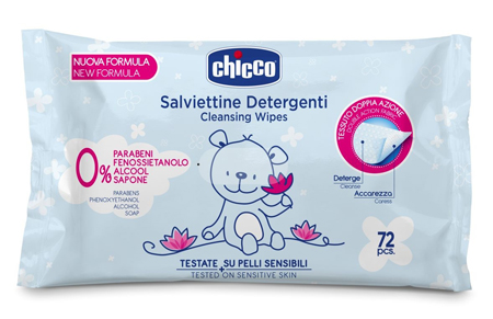CHICCO COSMESI SALVIETT 72 PEZZI SENZA PLAQ - doctorpill.it