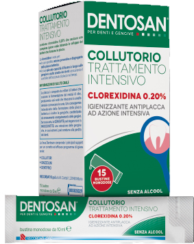 DENTOSAN COLLUTORIO MONODOSE INTENSIVO 0,20% 15 BUSTINE DA 10 ML - doctorpill.it