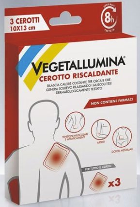 VEGETALLUMINA CEROTTO RISCALDANTE 3 PEZZI - doctorpill.it