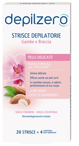 DEPILZERO STRISCE GAMBE BRACCIA 20 PEZZI - doctorpill.it