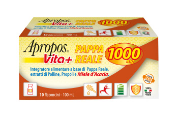 APROPOS VITA+ PAPPA REALE 1000MG 10 FLACONCINI DA 10 ML - doctorpill.it